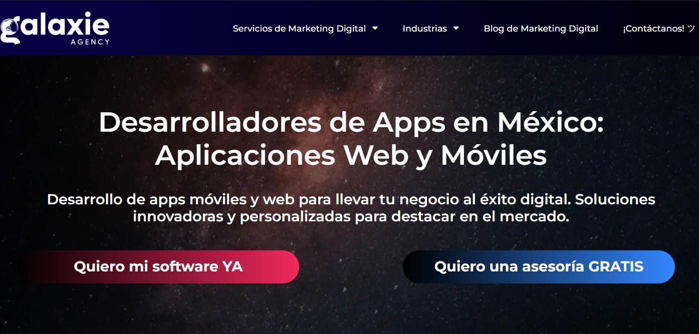 Desarrollo de Apps Móviles - Agencia de Aplicaciones | Galaxie